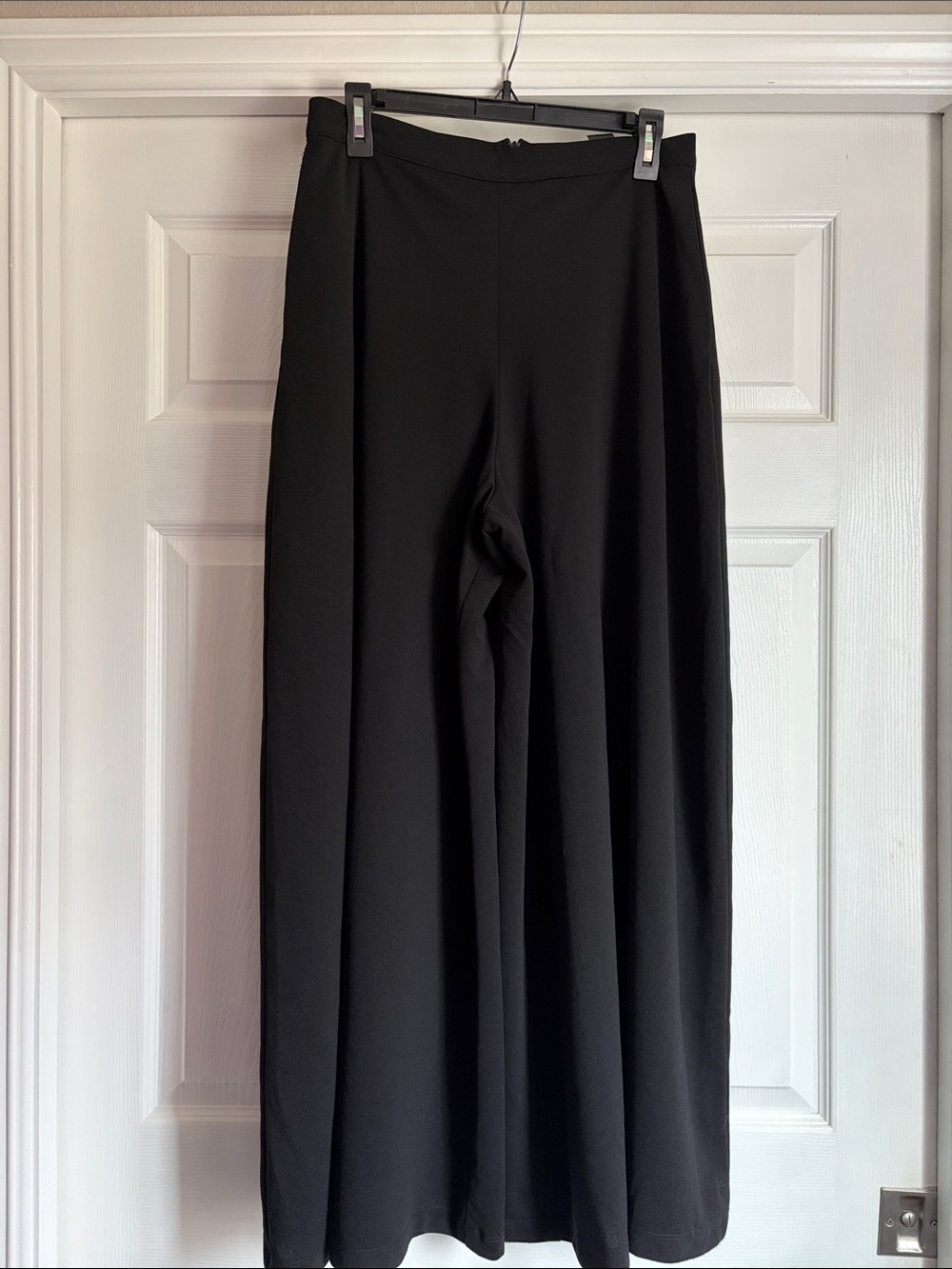 Black Widow Palazzo Pants in Black - Picture 2 of 7